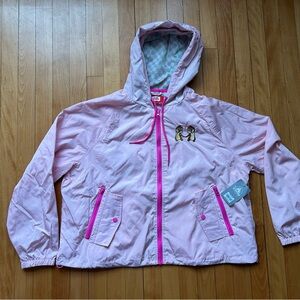 Pink Chip and Dale rain jacket